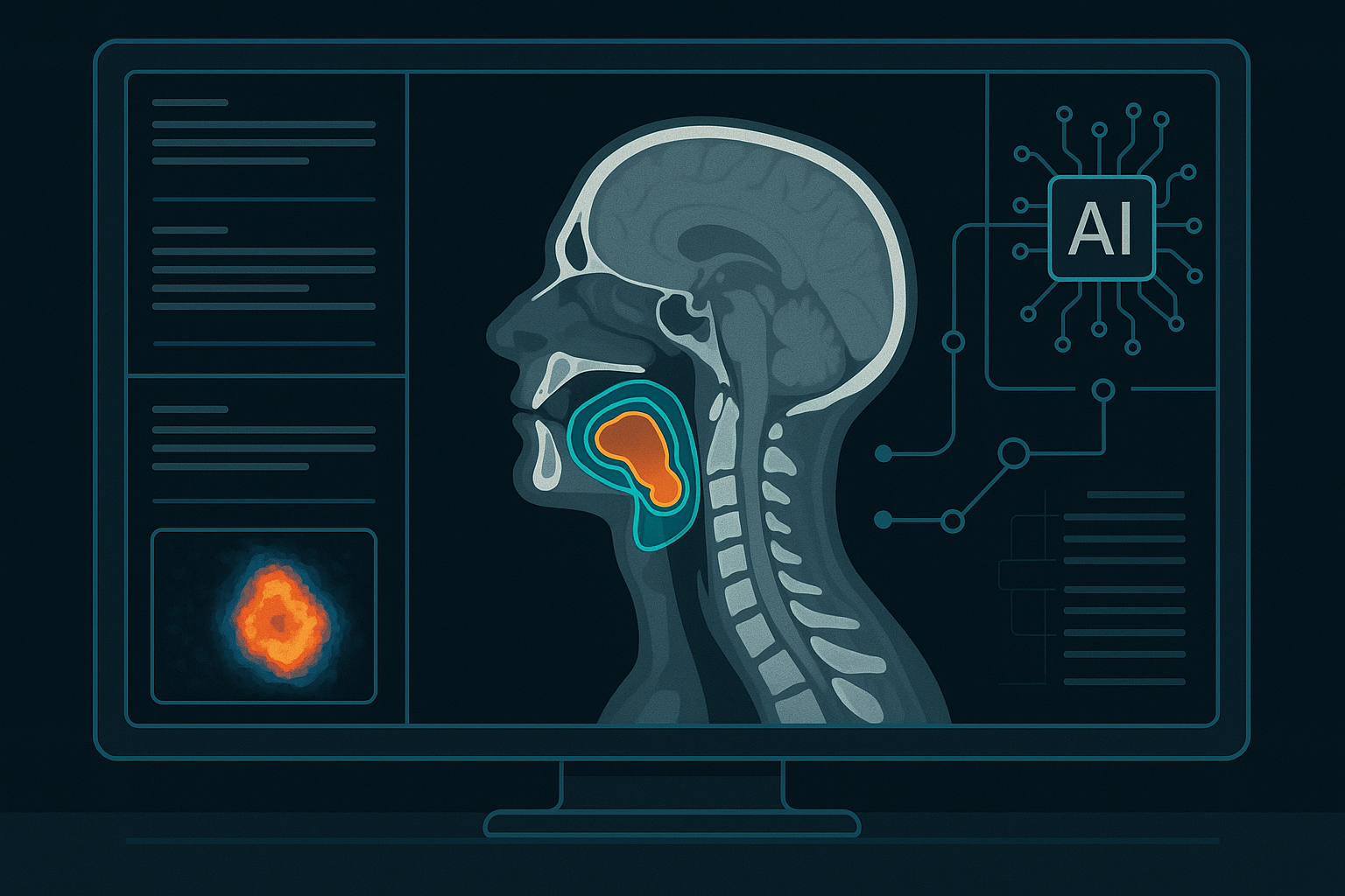 Multimodal radiotherapy contouring with CT, PET, clinical text, and AI fusion